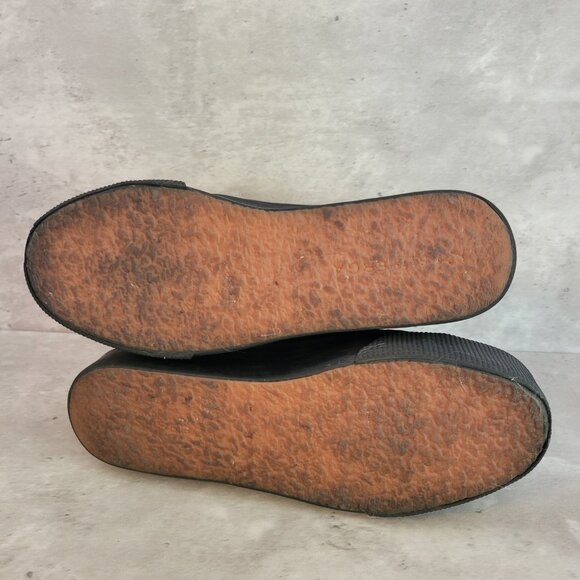 Superga Shoes Womens Size 8 Black High Top Canvas Platform Casual Sneakers Italy - Picture 6 of 8